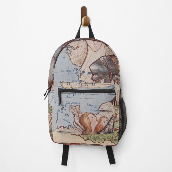 Item preview, Vintage France Joan of Arc Illustrative Map (1912) designed and sold by BravuraMedia.