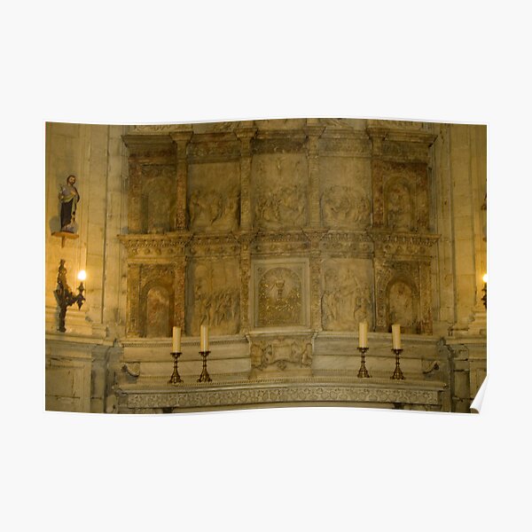 Catholic Cathedral, Brussels - Prayer room Poster