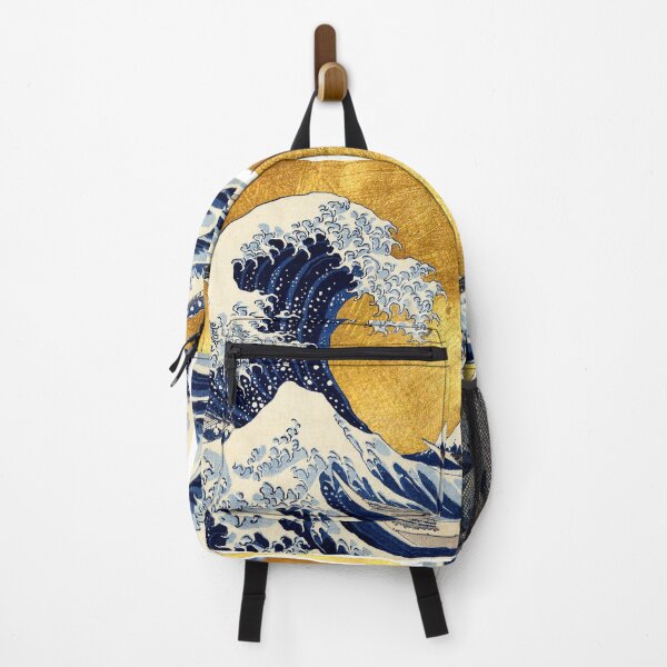 Item preview, The Great Wave Off Kanagawa by Hokusai - Golden version designed and sold by DejaVuStudio.
