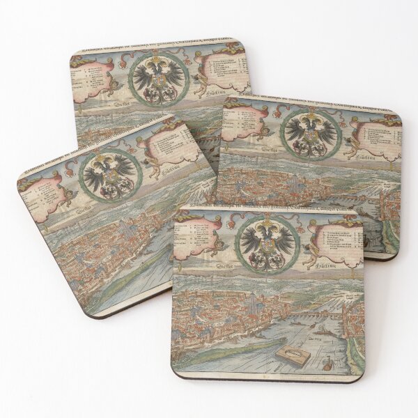 Item preview, Vintage Frankfurt Germany Map (1560) designed and sold by BravuraMedia.