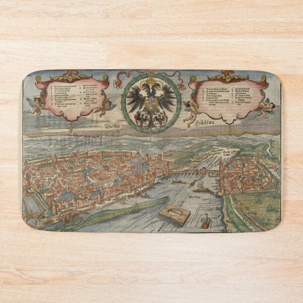 Item preview, Vintage Frankfurt Germany Map (1560) designed and sold by BravuraMedia.