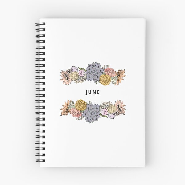 Item preview, JUNE Monthly Journal designed and sold by Lindsey Fletcher.