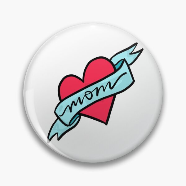 Item preview, Tatuaje de corazón de mamá designed and sold by thomaslettering.