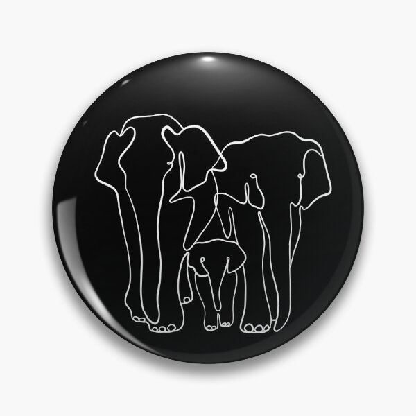 Item preview, Elephants family in white designed and sold by SibMa.