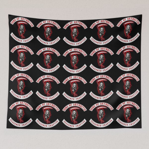 Item preview, S.O.A. Seasoned Chapter - funny seniors biker theme. designed and sold by EldersRULE.