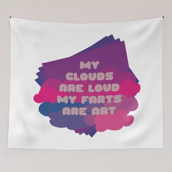 Item preview, My Clouds Are Loud / Fumisteries designed and sold by Nathalie Aynié.