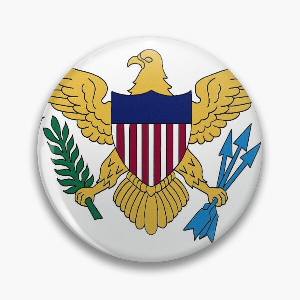 Item preview, U.S. Virgin Islands Flag Outline designed and sold by bexwastaken.