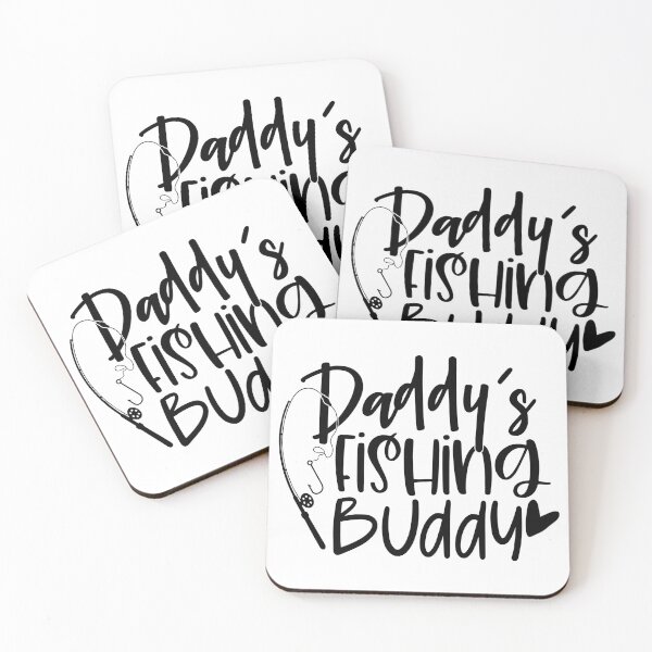 Item preview, Daddy’s fishing buddy designed and sold by purpleblobart.