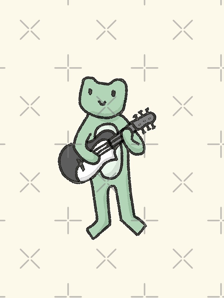 Frog Playing Bass | Greeting Card