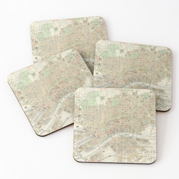 Item preview, Vintage Map of Frankfurt Germany (1910) designed and sold by BravuraMedia.