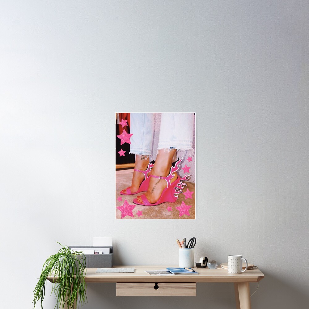 Die Flamme High Heel Poster