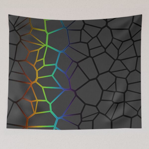 Item preview, mosaic stone wall - rainbow backlight designed and sold by jc007.