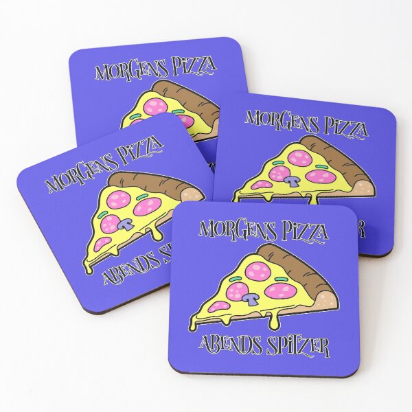 Item preview, Pizza Morgens Pizza Abends Spitzer Food Pasta Italian 80s Gift designed and sold by TheAplus.