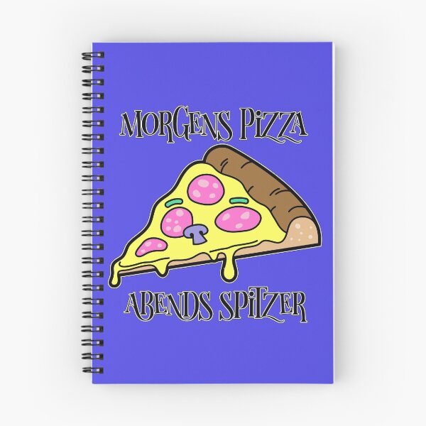 Item preview, Pizza Morgens Pizza Abends Spitzer Food Pasta Italian 80s Gift designed and sold by TheAplus.