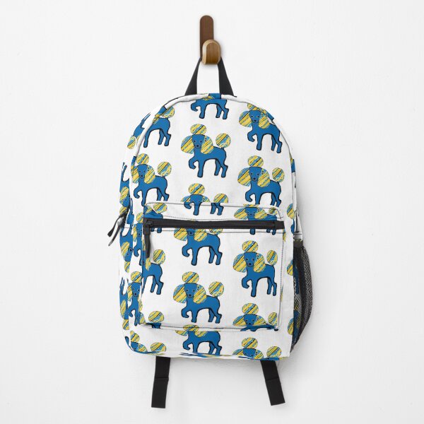 Item preview, Poodle Fanciness -- Yellow and Blue designed and sold by Clare Wuellner.