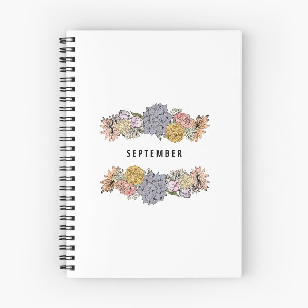 Item preview, SEPTEMBER Monthly Journal designed and sold by Lindsey Fletcher.