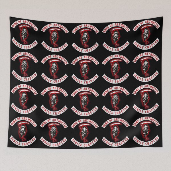 Item preview, S.O.A. Senile Chapter - funny seniors biker theme. designed and sold by EldersRULE.