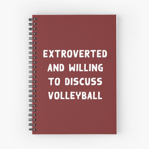 Item preview, Extroverted and willing to discuss Volleyball designed and sold by teeworthy.