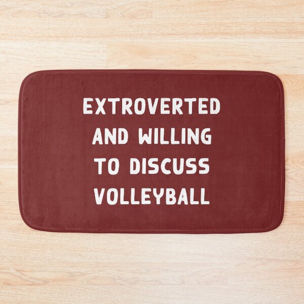 Item preview, Extroverted and willing to discuss Volleyball designed and sold by teeworthy.