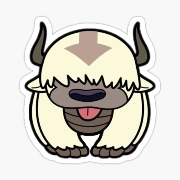 Appa sacando la lengua Pegatina