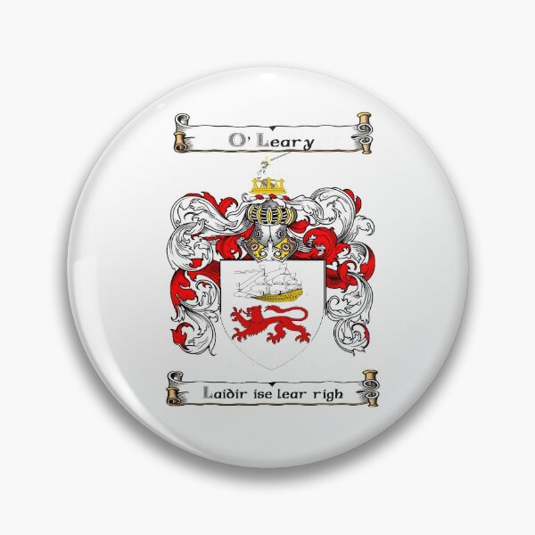 Item preview, O'Leary Family Crest and Motto designed and sold by Hibernia29.