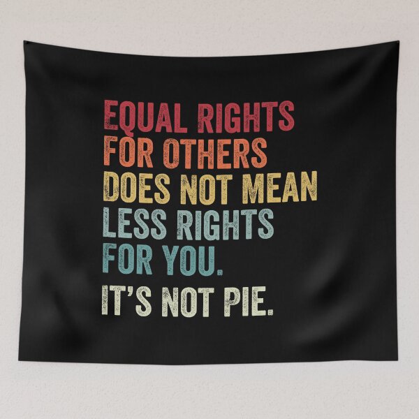 Item preview, equal rights for others does not mean less rights for you its not pie designed and sold by MagicBoutique.