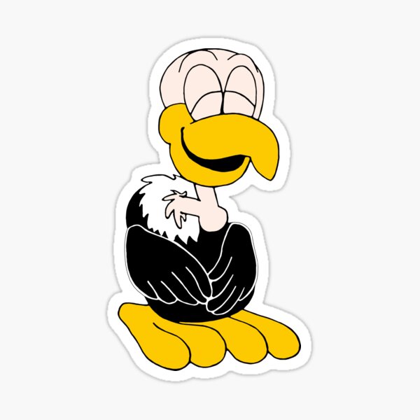 Cartoon Buzzard Stickers | Redbubble