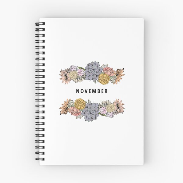 Item preview, NOVEMBER Monthly Journal designed and sold by Lindsey Fletcher.