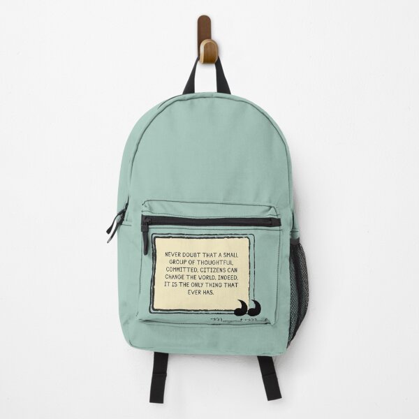 Margaret Mead Quote Backpack