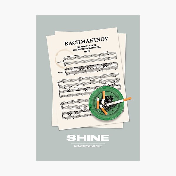 Shine - Alternative Movie Poster Photographic Print