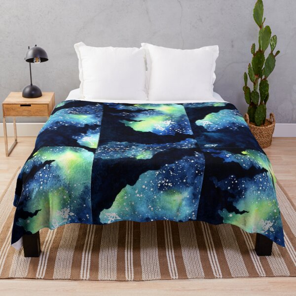Item preview, Bright Green and Blue Galaxy designed and sold by RebeccaDevon.