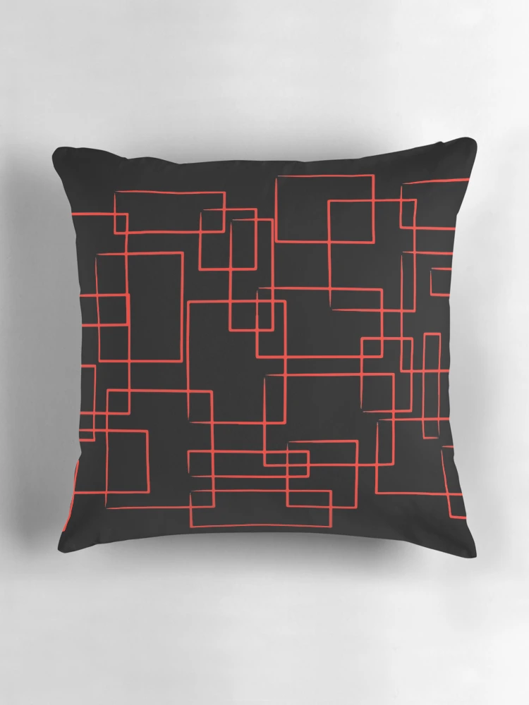 Aperçu 3 sur 4. Coussin avec l'œuvre Flashbacks créée et vendue par Arts-And-Design.