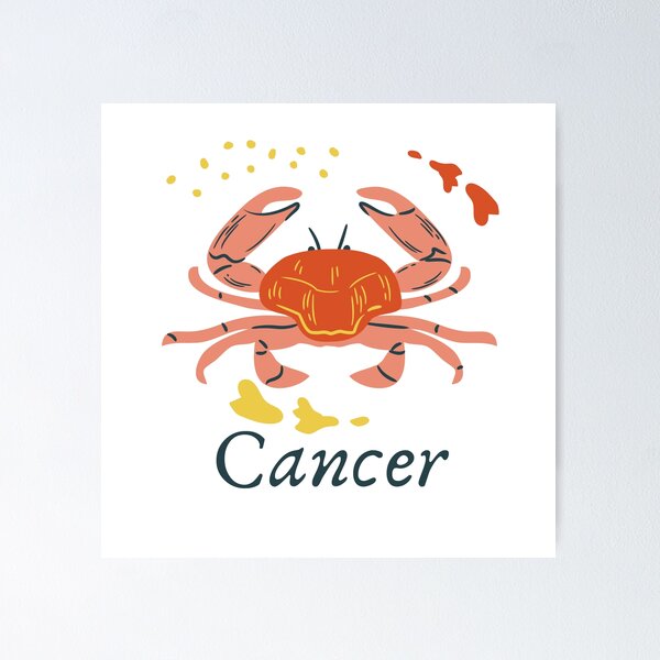 Item preview, Cancer Crab - Vector Art Graphic designed and sold by gimmesometees.