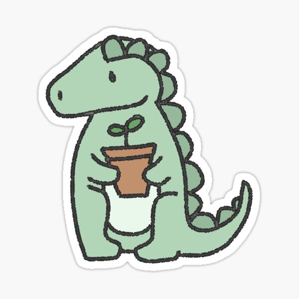 Item preview, Alligator avec pot de fleurs designed and sold by bassoongirl123.