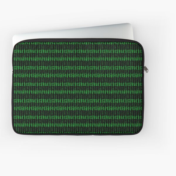 Punk muster Streifen und grün Laptoptasche