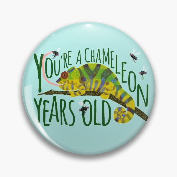 Item preview, Funny Getting Older Chameleon Pun Card or Gift designed and sold by Amy Hadden.