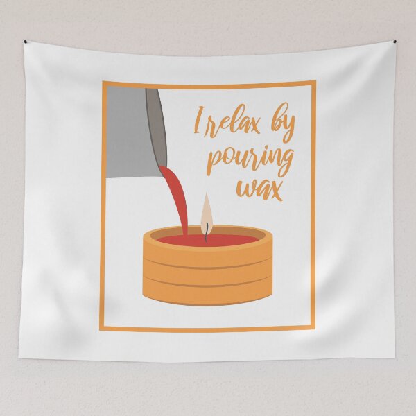 Item preview, Womens Funny Candle Making I Relax By Pouring Wax V-Neck product designed and sold by jakehughes2015.