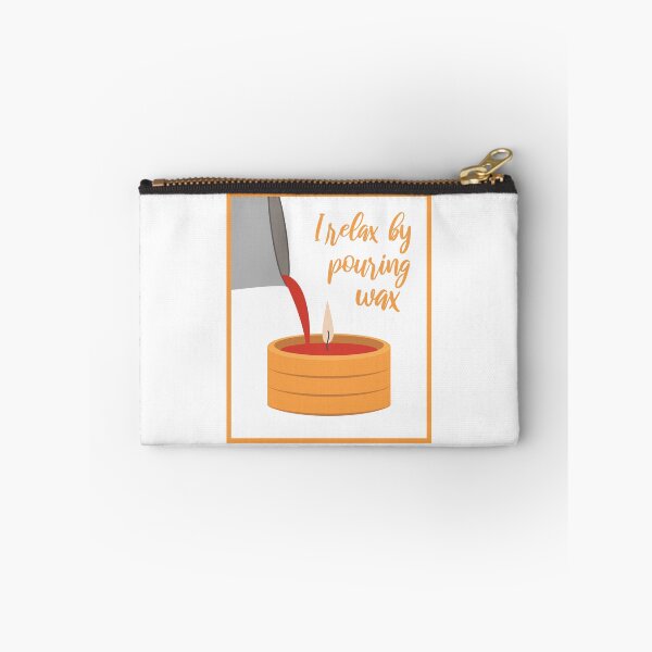 Item preview, Womens Funny Candle Making I Relax By Pouring Wax V-Neck product designed and sold by jakehughes2015.