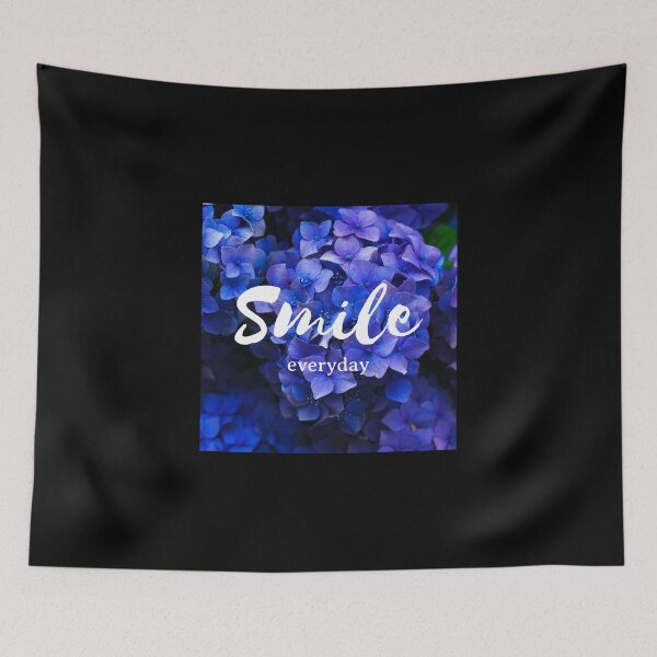Item preview, Violet Flowers - Smile Everyday Quote designed and sold by GabryNY.