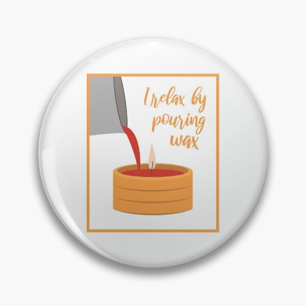 Item preview, Womens Funny Candle Making I Relax By Pouring Wax V-Neck product designed and sold by jakehughes2015.