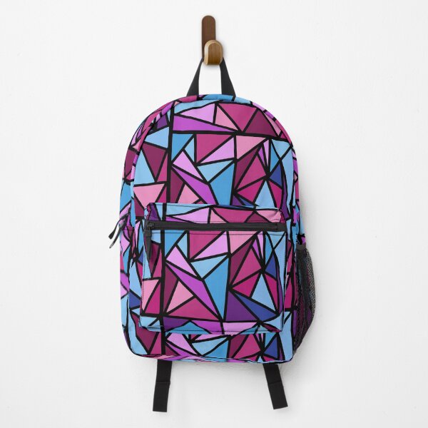 Item preview, pink, blue and purple triangle pattern designed and sold by Angel1753.