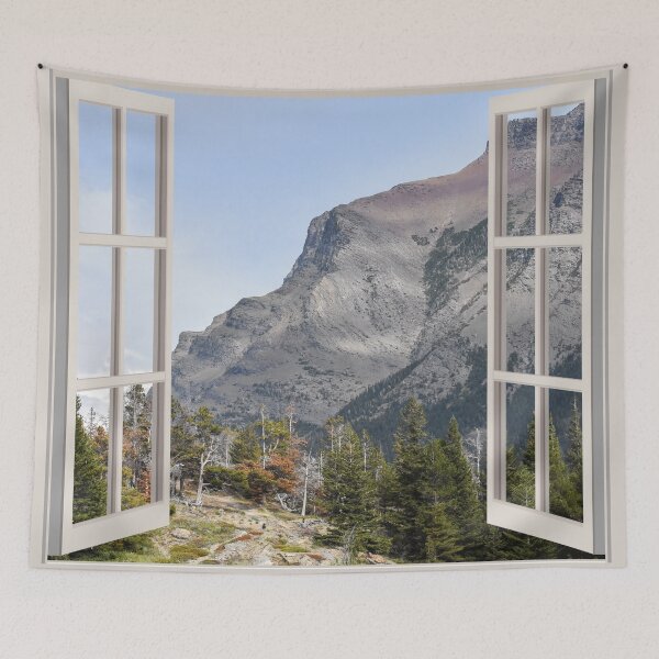 Item preview, Rocky Mountain Window Tapestry designed and sold by mbarimo7.