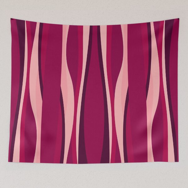 Item preview, Retro maroon abstract cool pattern designed and sold by likebakerdo.