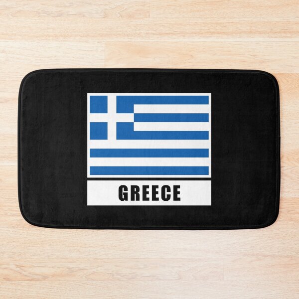 Item preview, Greece flag flag Greece designed and sold by GeogDesigns.