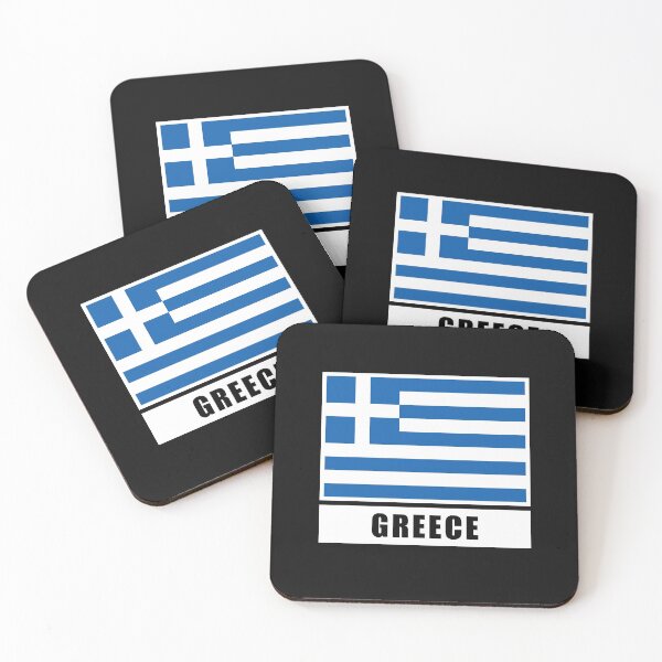 Item preview, Greece flag flag Greece designed and sold by GeogDesigns.