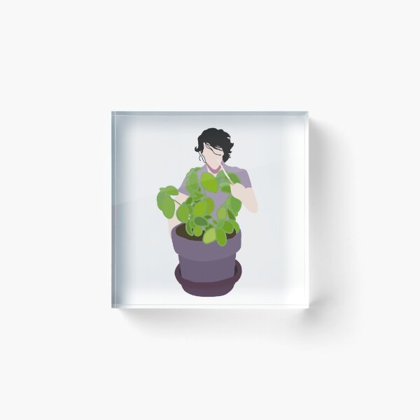 Item preview, Basilton Pitch in a Basil Plant designed and sold by ErinIsMakingArt.
