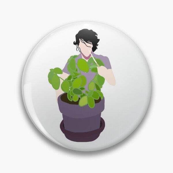 Item preview, Basilton Pitch in a Basil Plant designed and sold by ErinIsMakingArt.