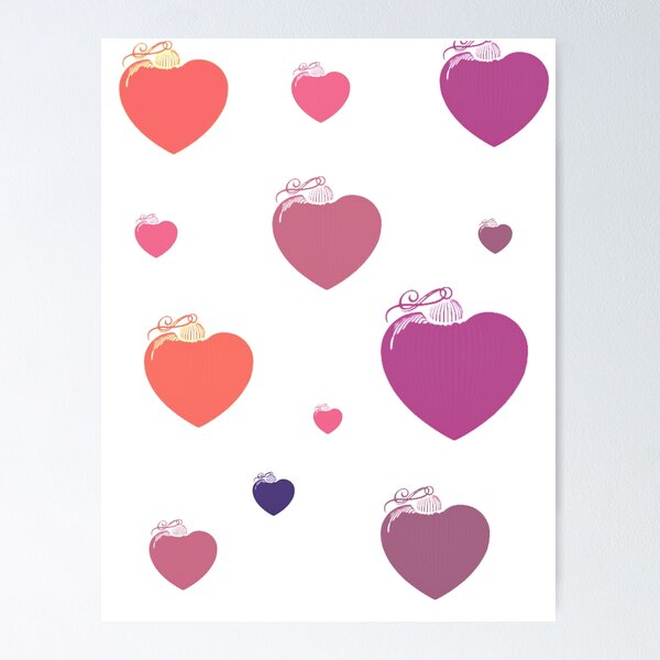 Item preview, Colección Pinky hearts designed and sold by ZenSarah.