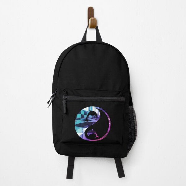 Item preview, Vaporwave Aesthetic print Gift Funny Dolphin Yin Yang product designed and sold by D-C-Designs.