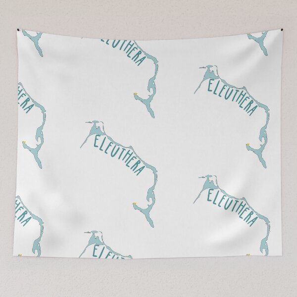 Item preview, eleuthera map w/ island school heart designed and sold by alisoncarranza.